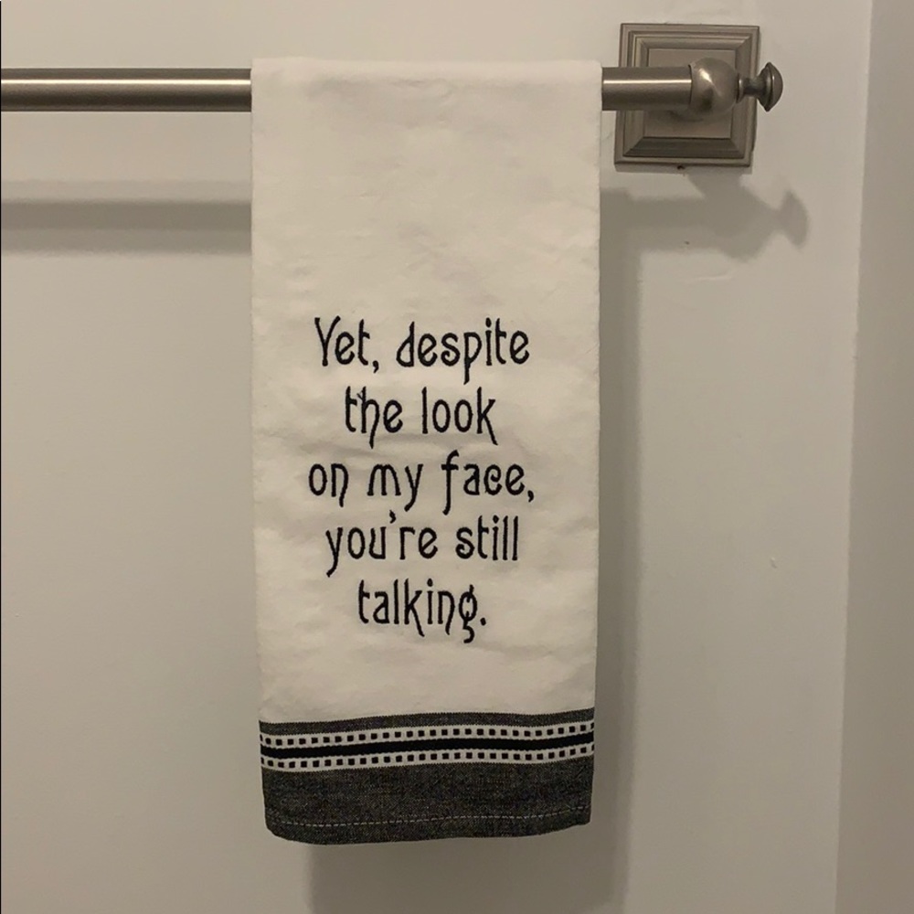 Snarky Tea Towel NWT